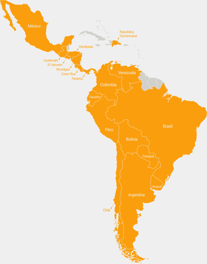 VGV Consultoria e Desenvolvimento - Mapa de atuação